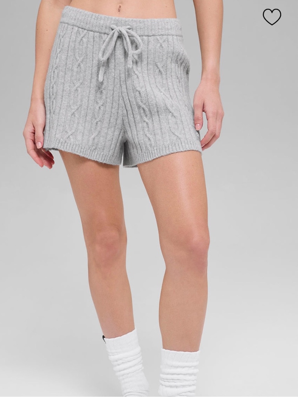 ALO Cable Knit Winter Bliss Shorts